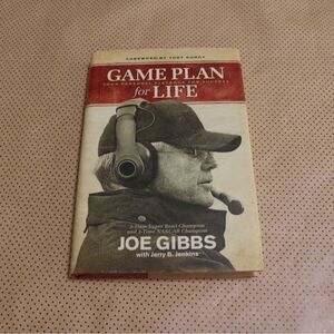 Joe Gibbs Game Plan for Life Book